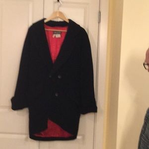 black overcoat by Crisca, 2nd house Escada/Germany